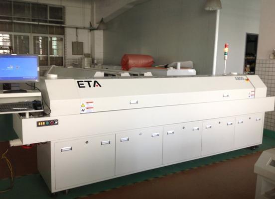 Full Hot Air Lead-Free Reflow Oven with PLC A800